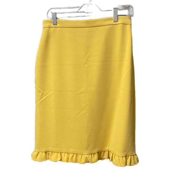 🌟70% OFF 🌟NEW🌟Ann Taylor🌟Yellow Trumpet Skirt - Picture 1 of 2